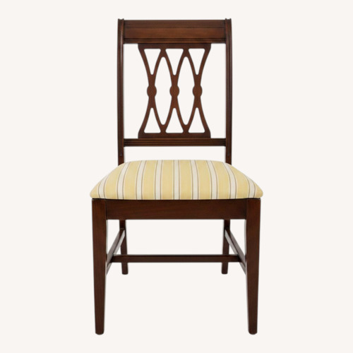Used Vintage Mahogany Dining Room Chair Set (6) for sale on AptDeco