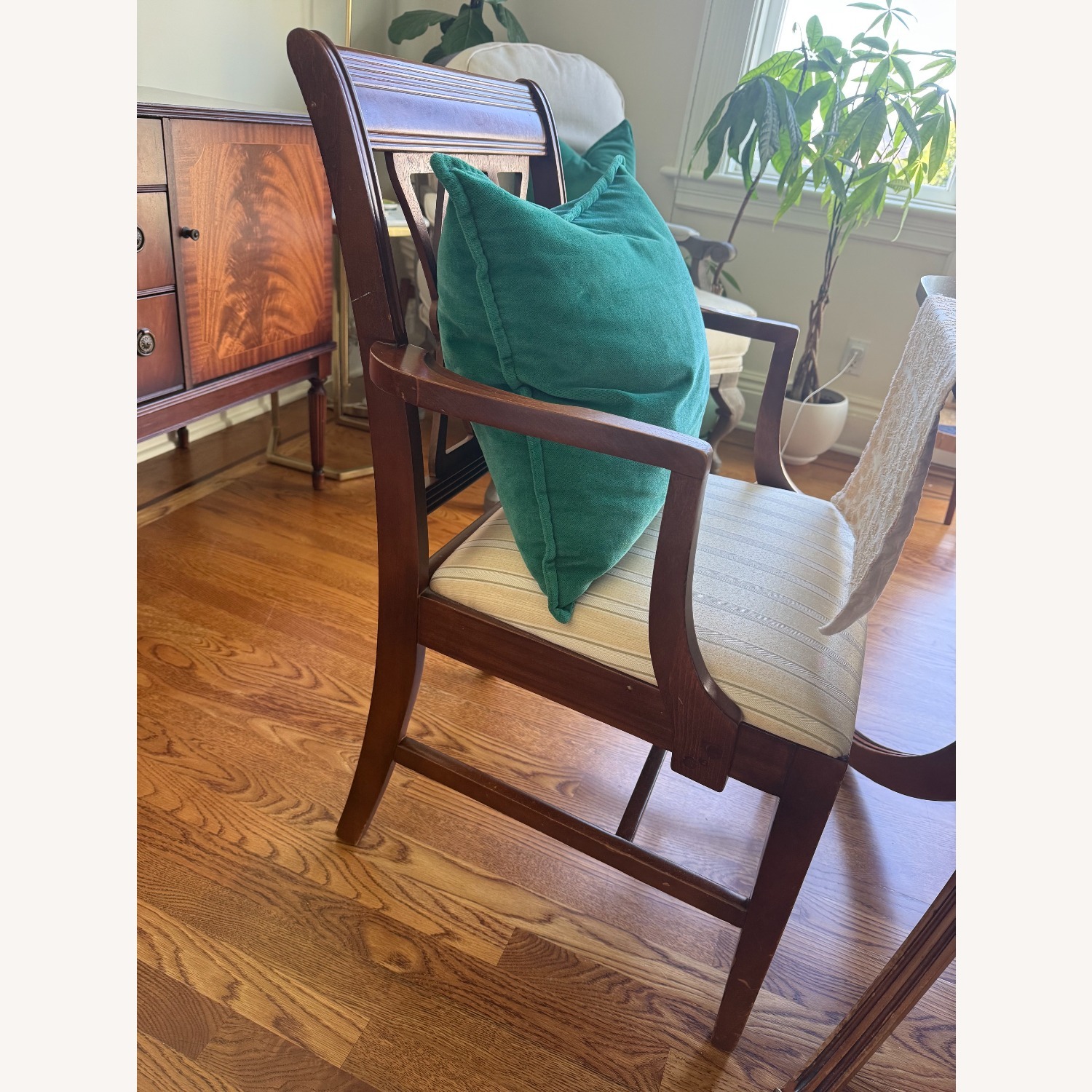 Vintage Mahogany Dining Room Chair Set (6) - image-3