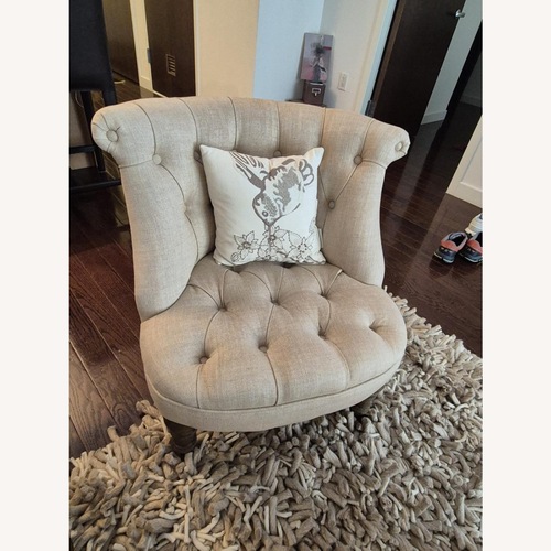 Used Restoration Hardware Tufted Chair for sale on AptDeco