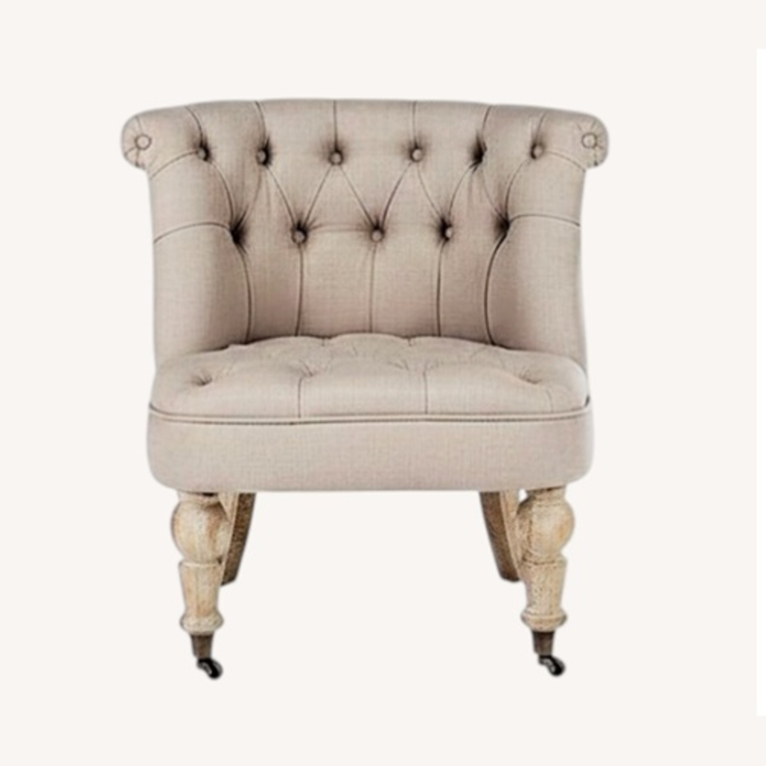 Restoration Hardware Tufted Chair - image-4
