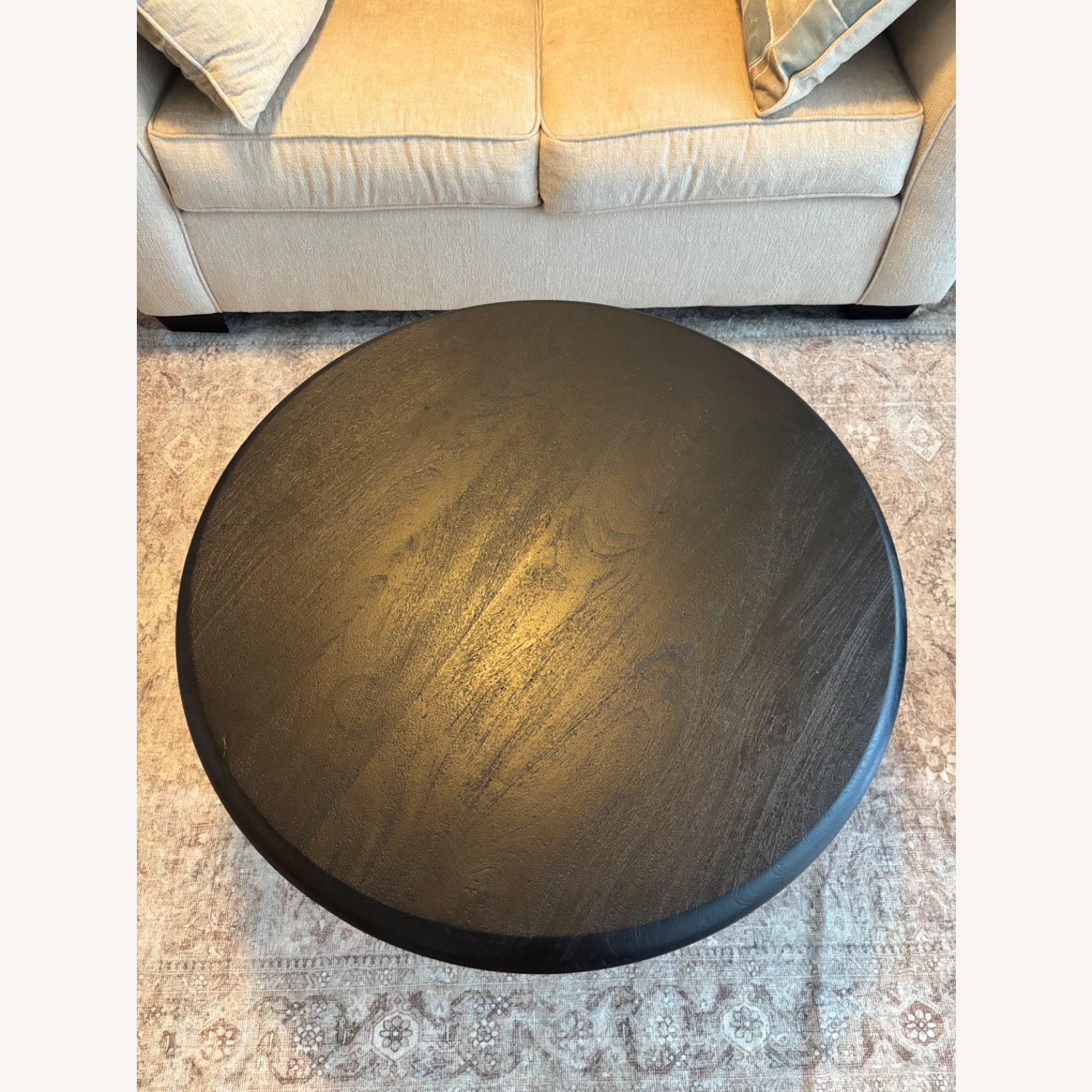 Black Wood Coffee Table - image-2
