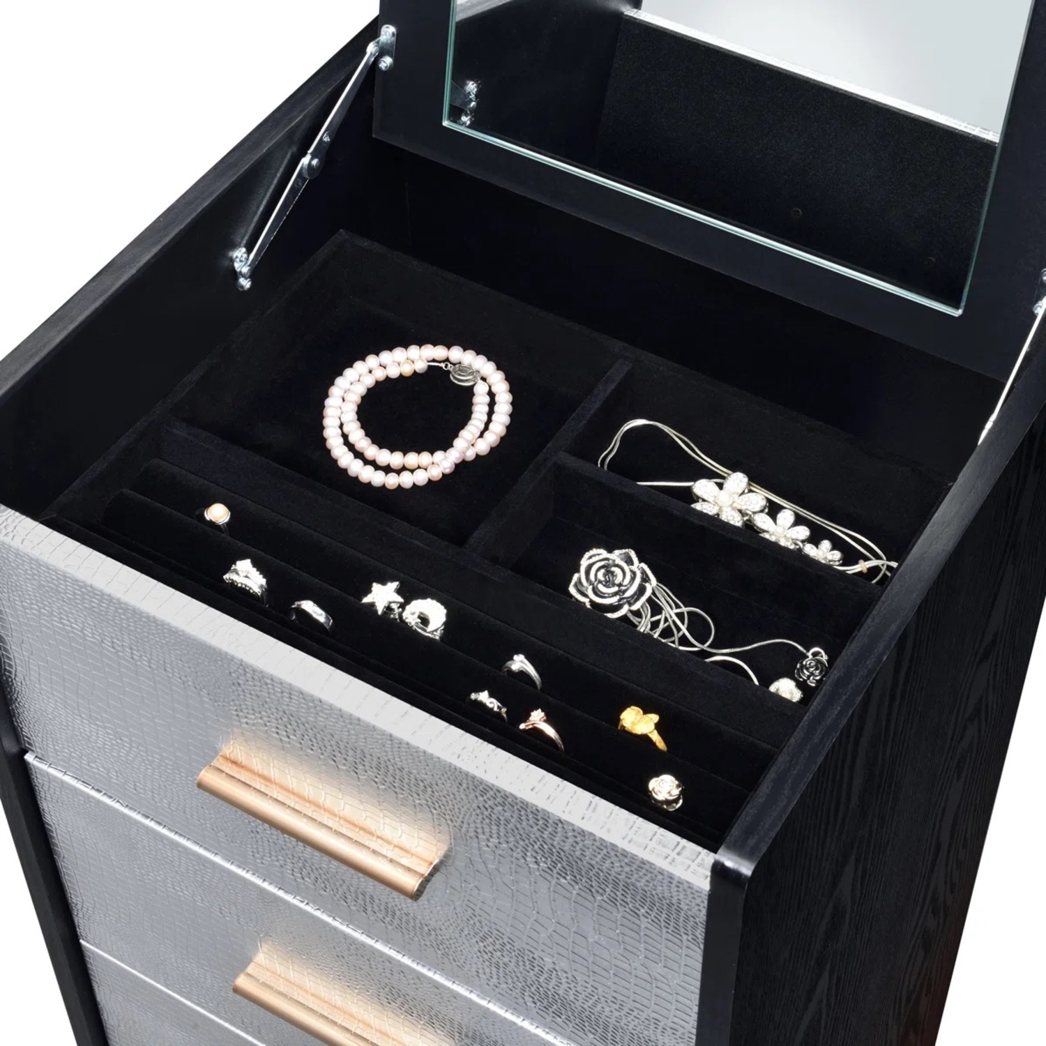 Modern Jewelry Armoire - image-4