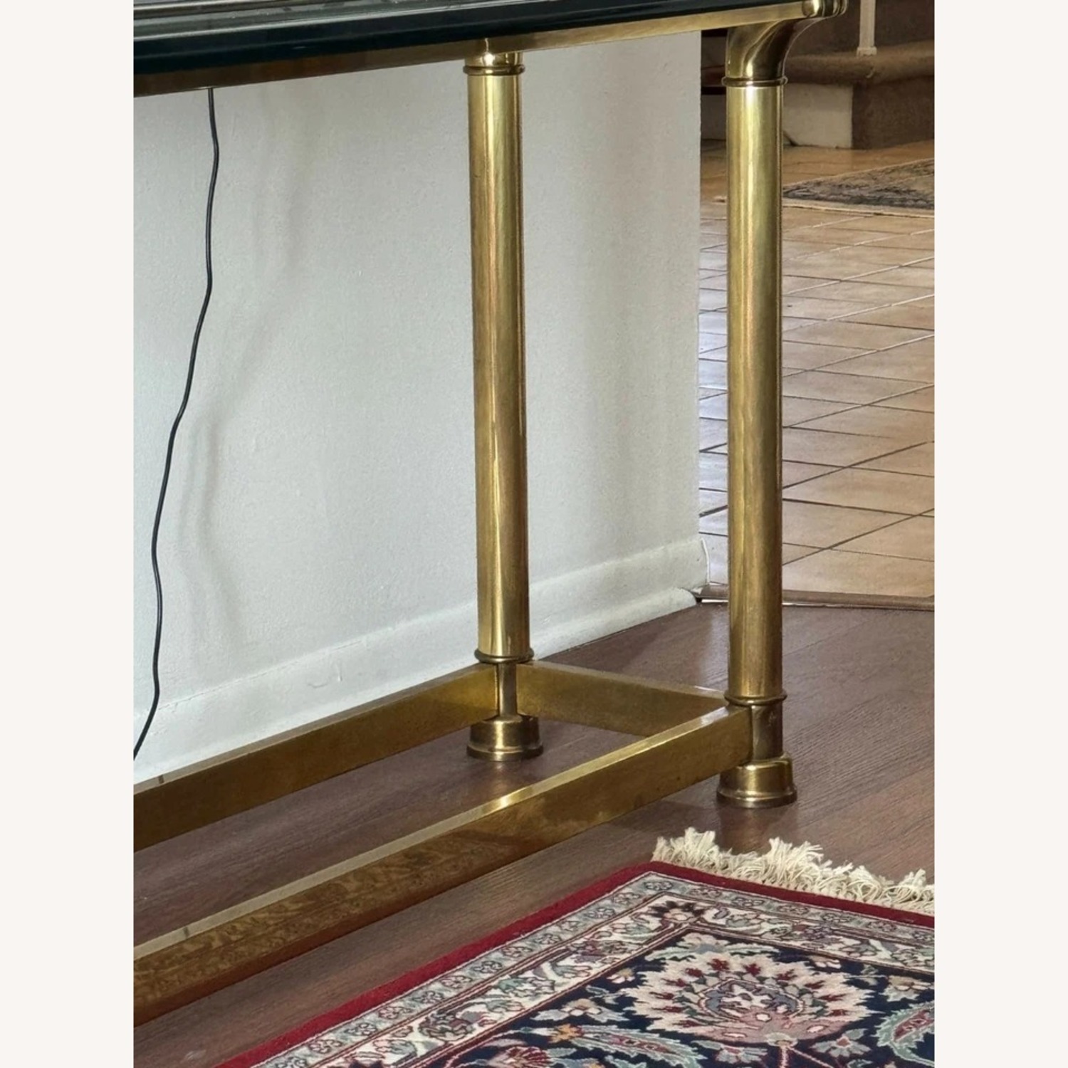 Gold Brass Side Table - image-10