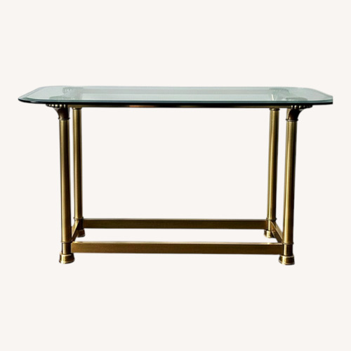 Used Gold Brass Side Table for sale on AptDeco