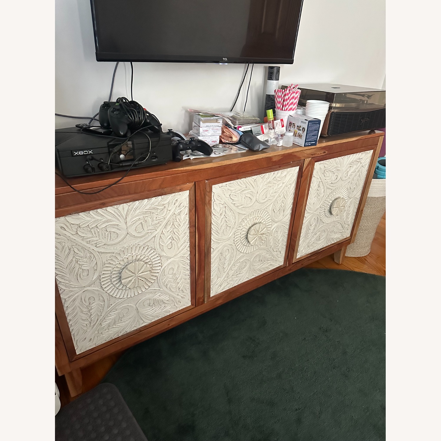 West Elm Wooden Sideboard - image-2
