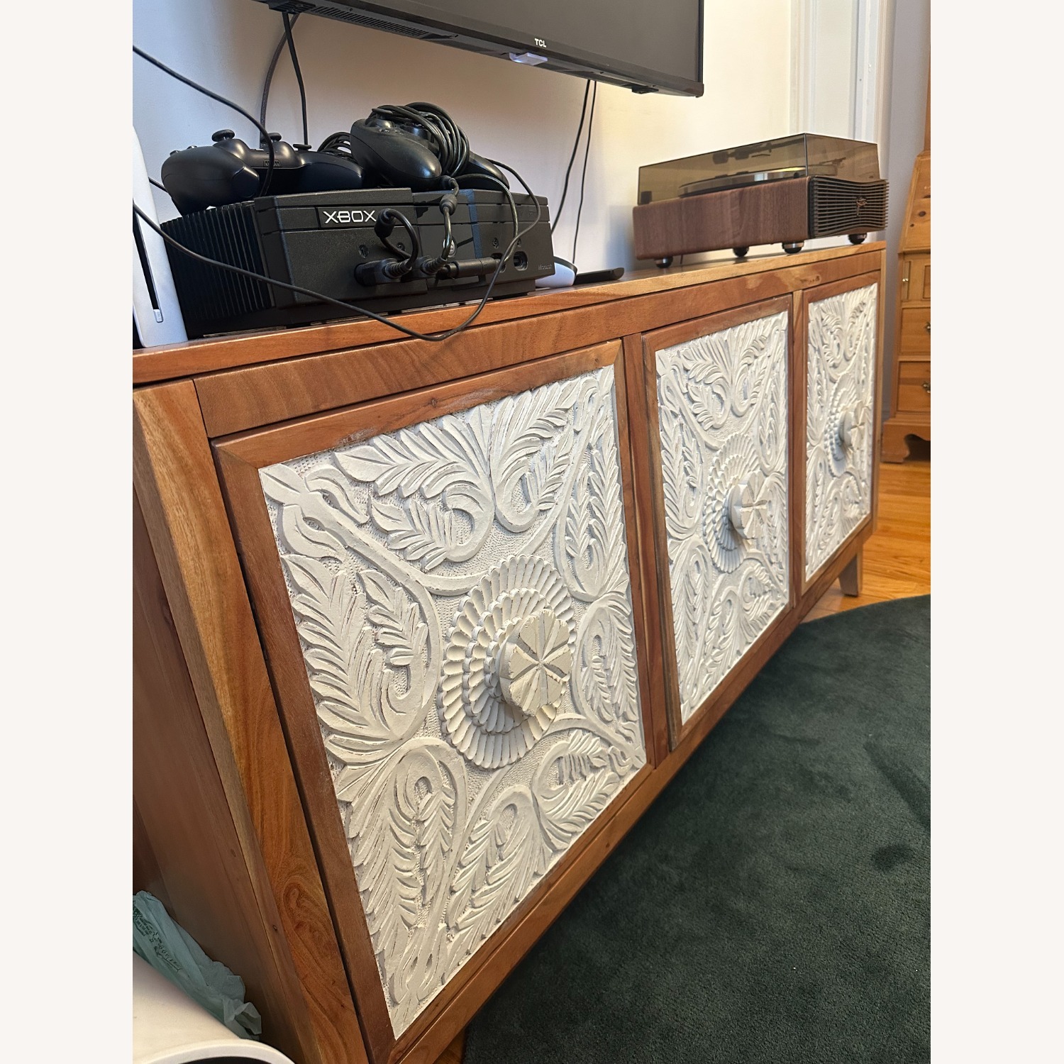 West Elm Wooden Sideboard - image-4