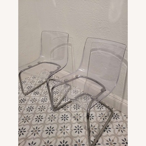 Used IKEA Tobias Metal Dining Chairs for sale on AptDeco
