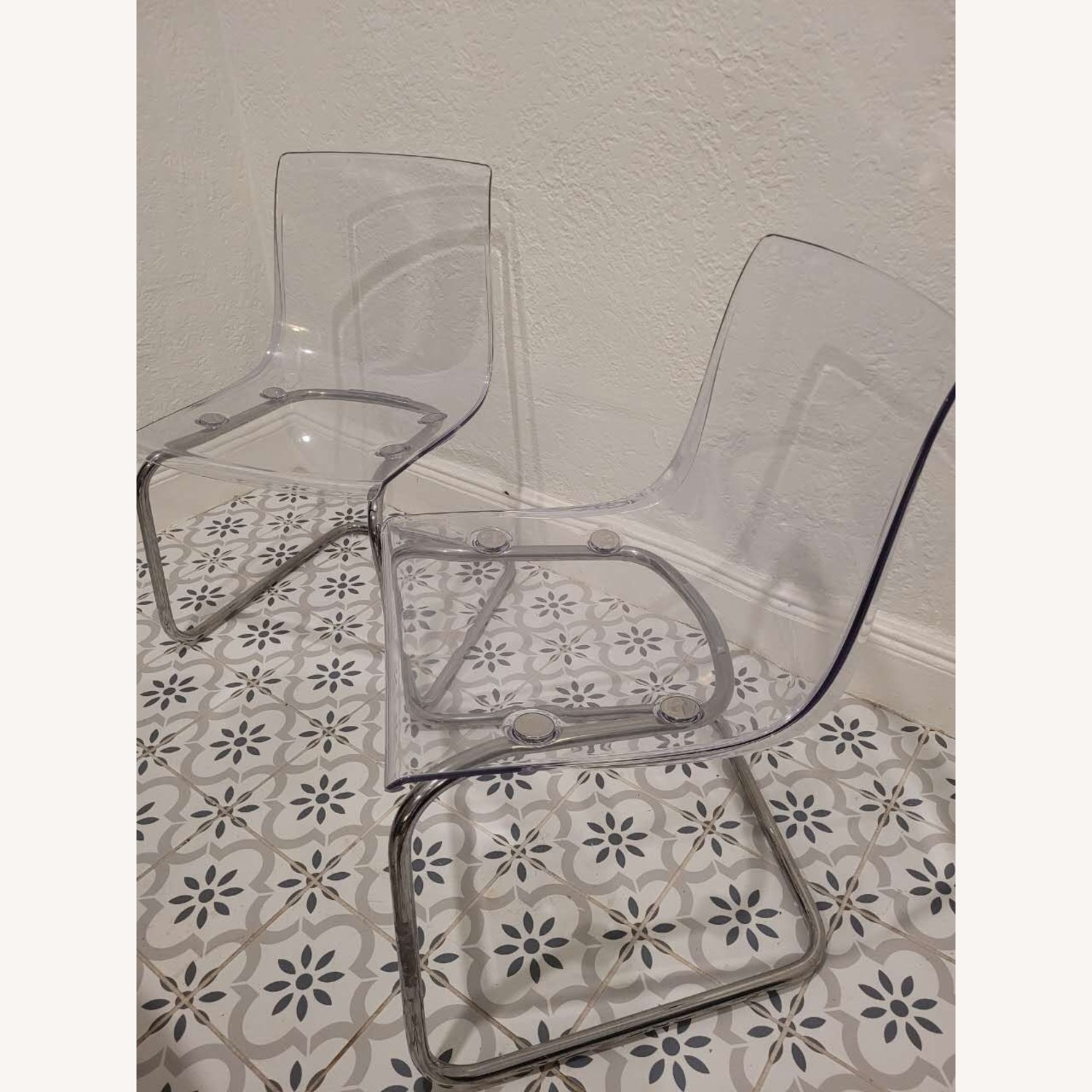 IKEA Tobias Metal Dining Chairs - image-2