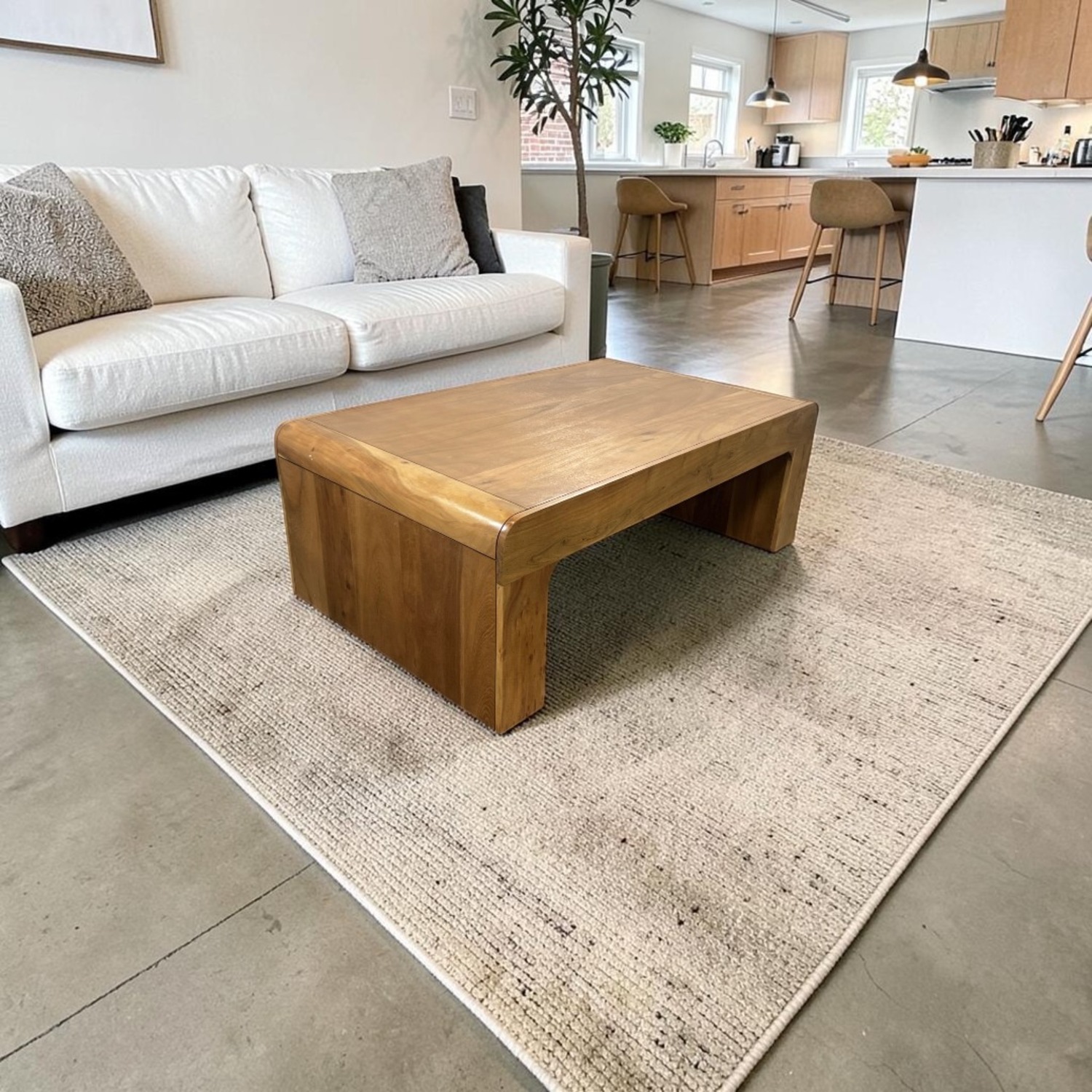 Joss & Main Runi Solid Wood Single Coffee Table - image-1