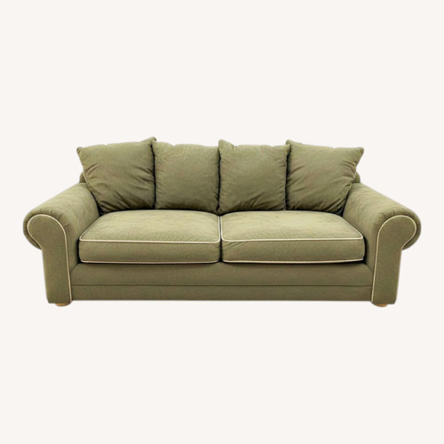 Used Green Fabric 3+ Seater Sofa for sale on AptDeco