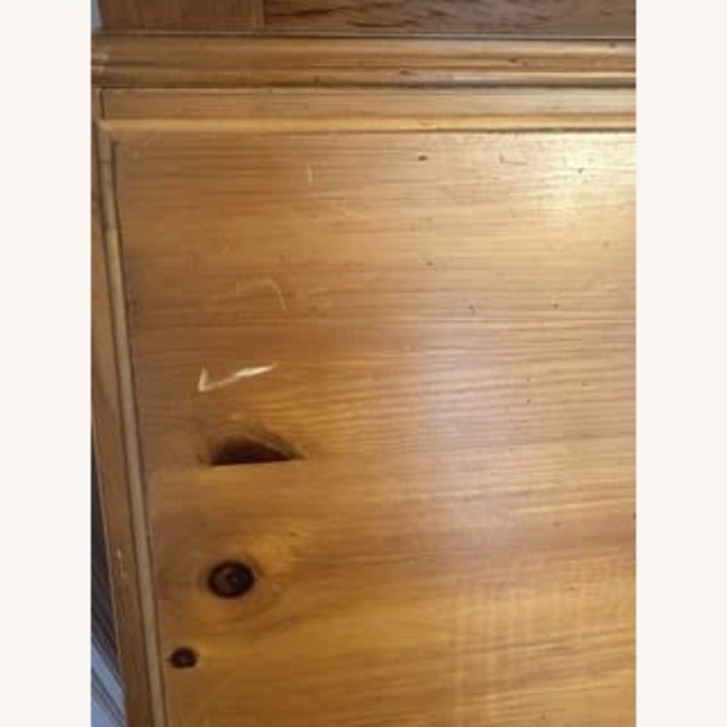 Natural Wood Secretary Desk - image-7