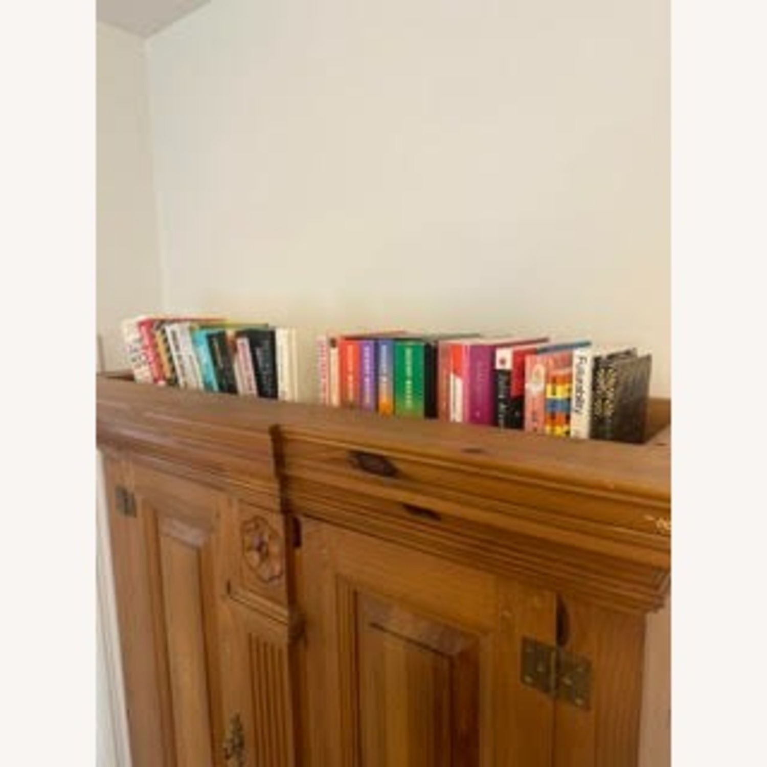 Natural Wood Secretary Desk - image-5