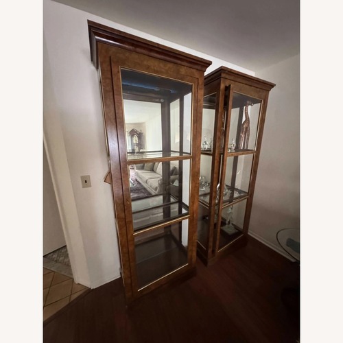 Used Dark Brown Wood Bookcase for sale on AptDeco