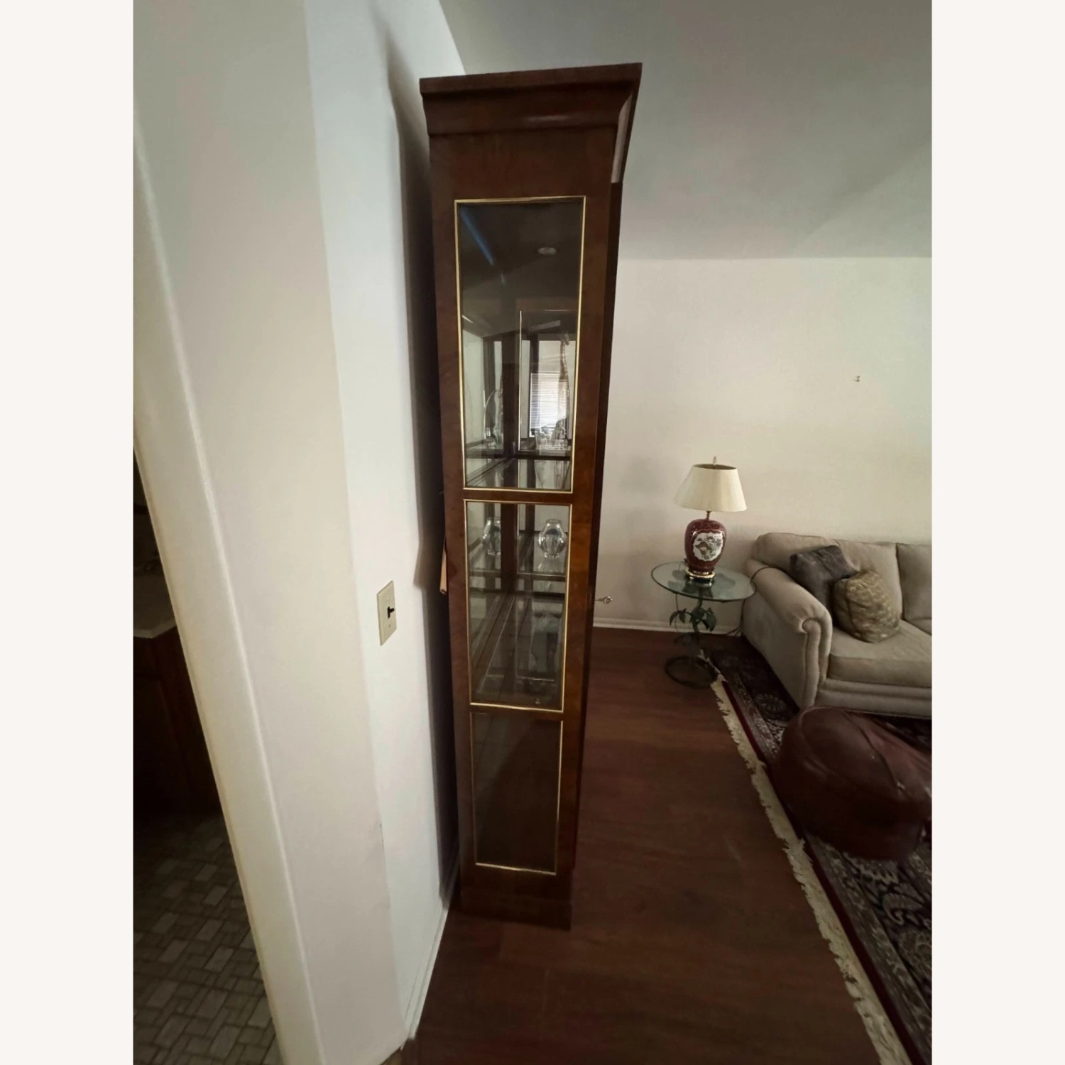 Dark Brown Wood Bookcase - image-2