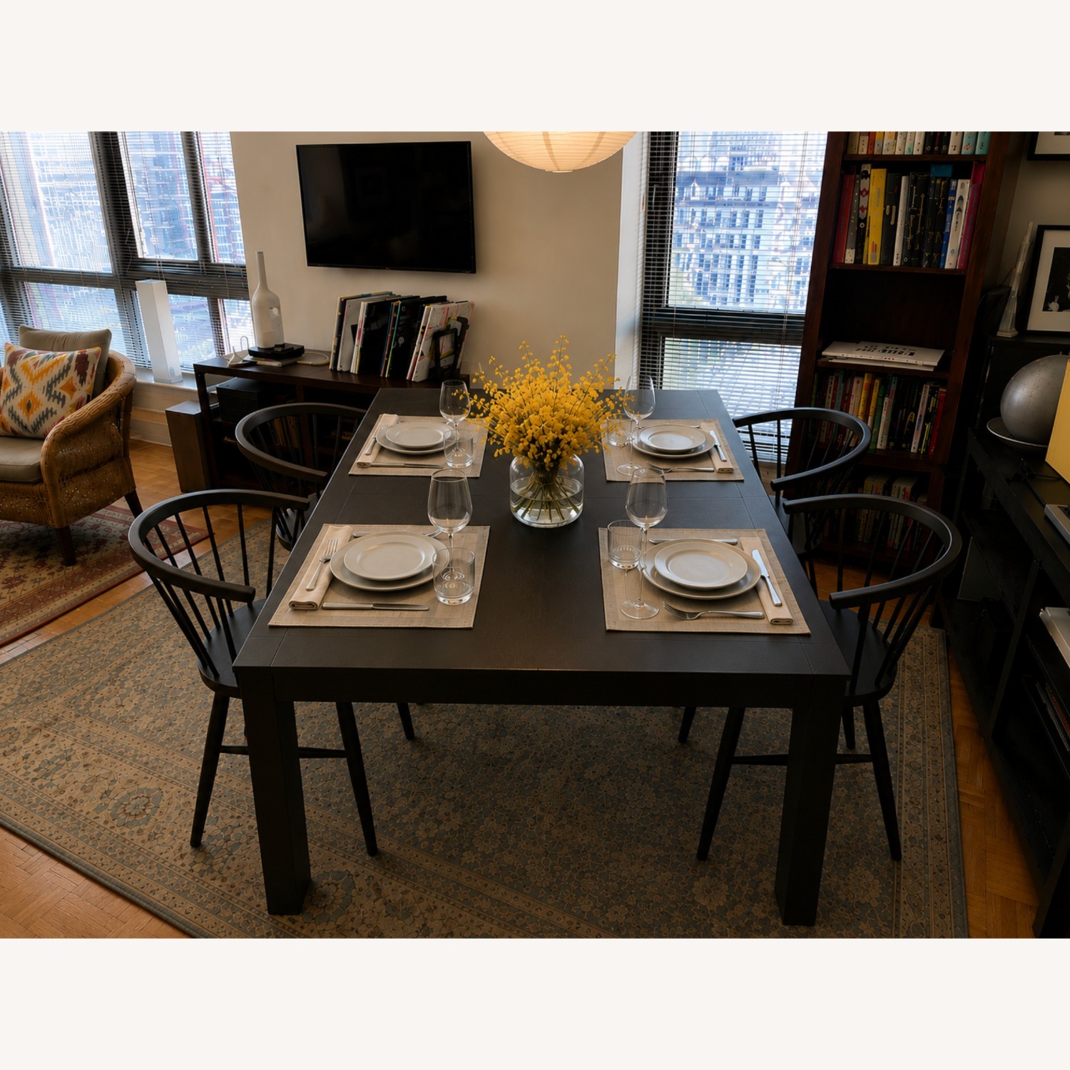 Room & Board Soren Black Wood Dining Chairs - image-1