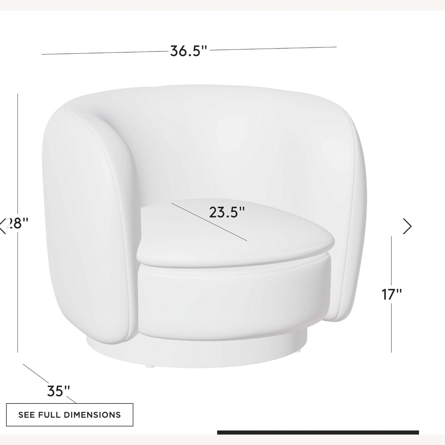 CB2 Muir Light Brown Velvet Armchair - image-3