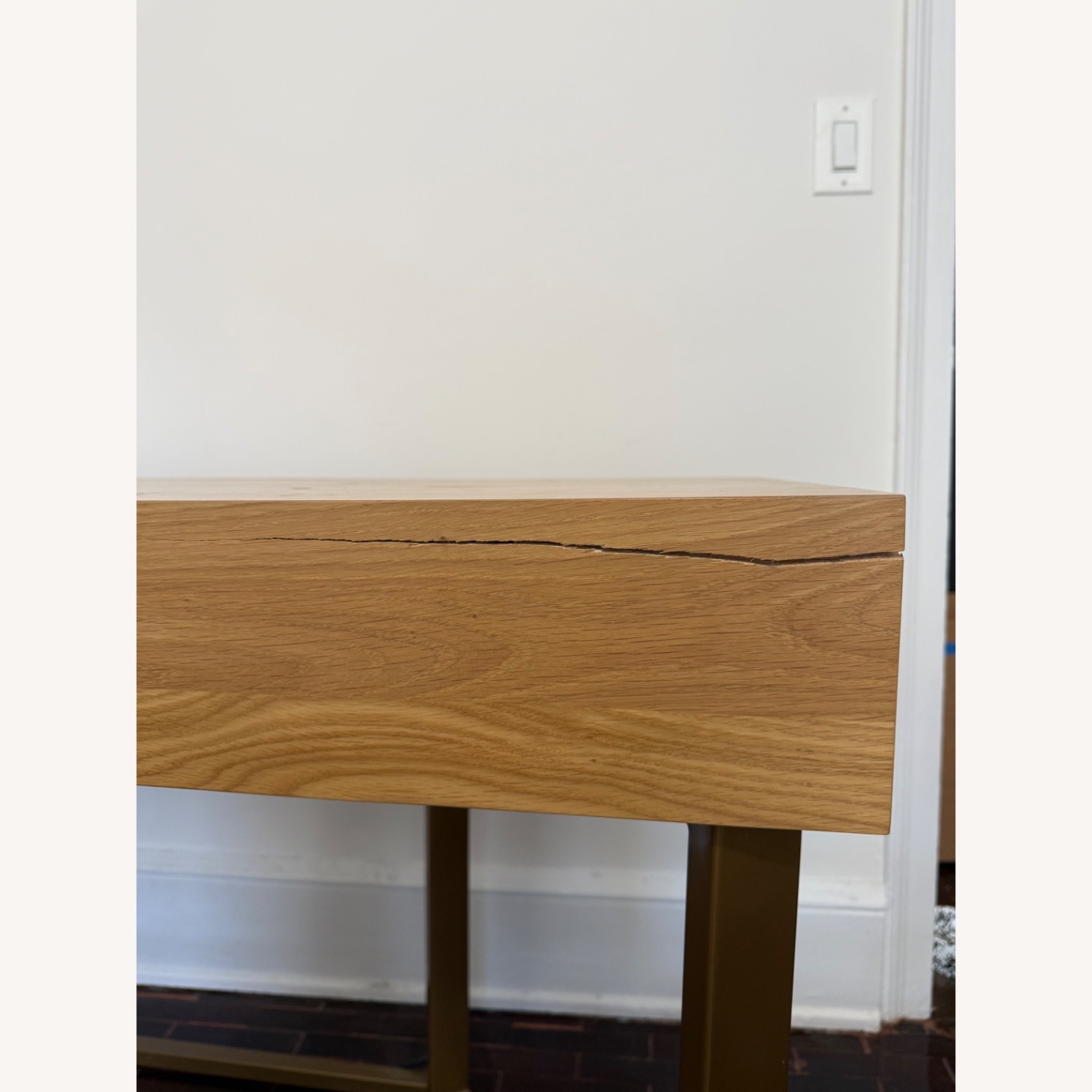 Transformer Table - Table to Desk (Oak and Metal) - image-4