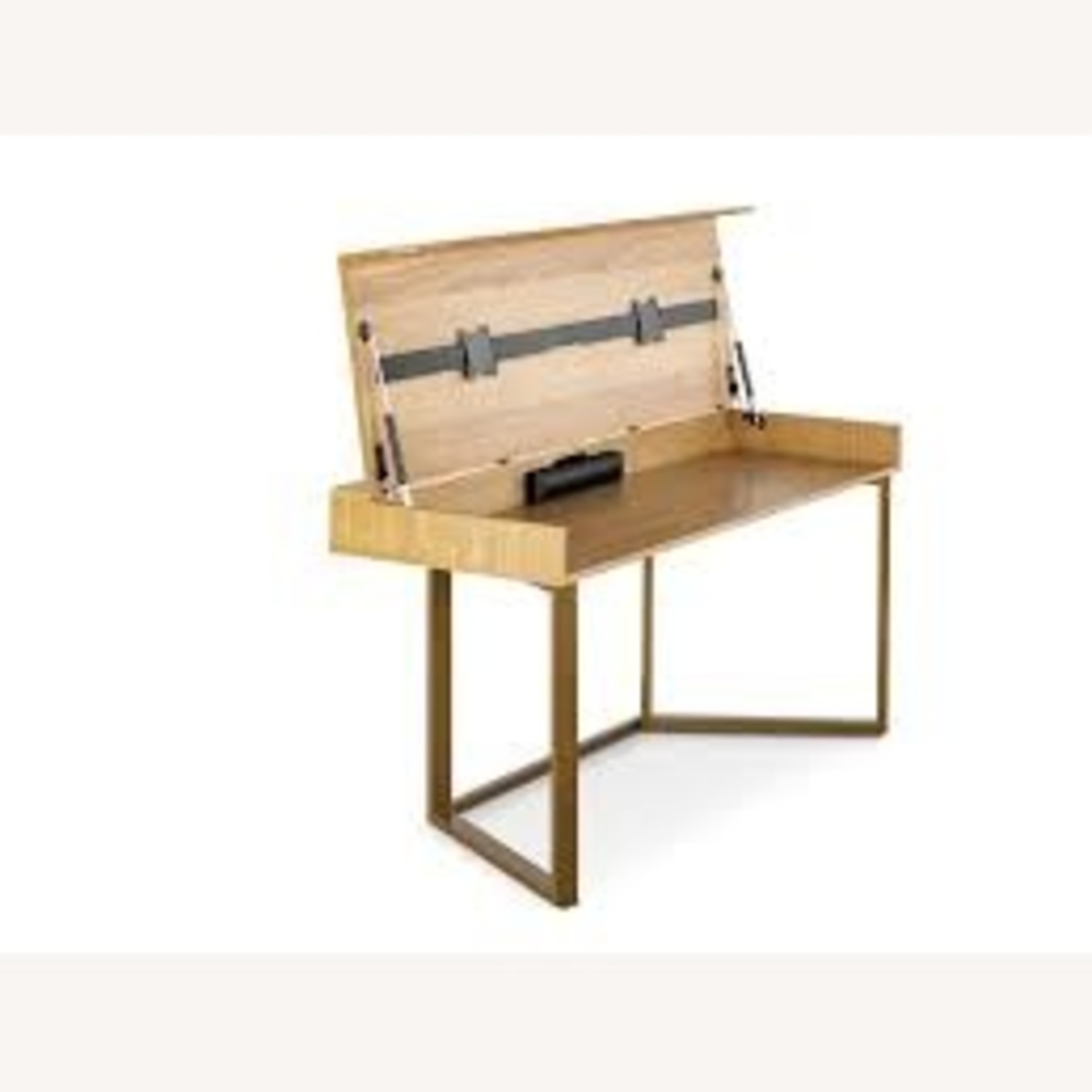 Transformer Table - Table to Desk (Oak and Metal) - image-8