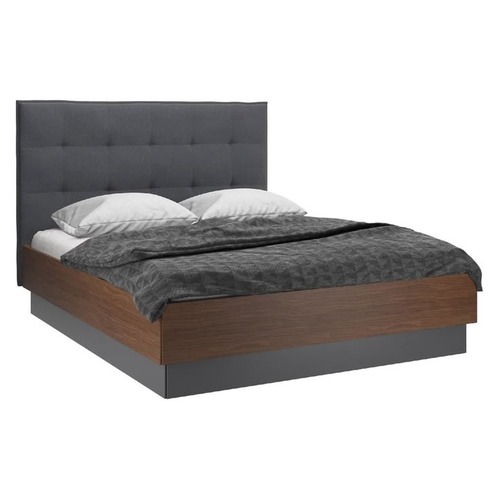Used BoConcept Lugano Dark Brown Wood Queen Storage Bed for sale on AptDeco