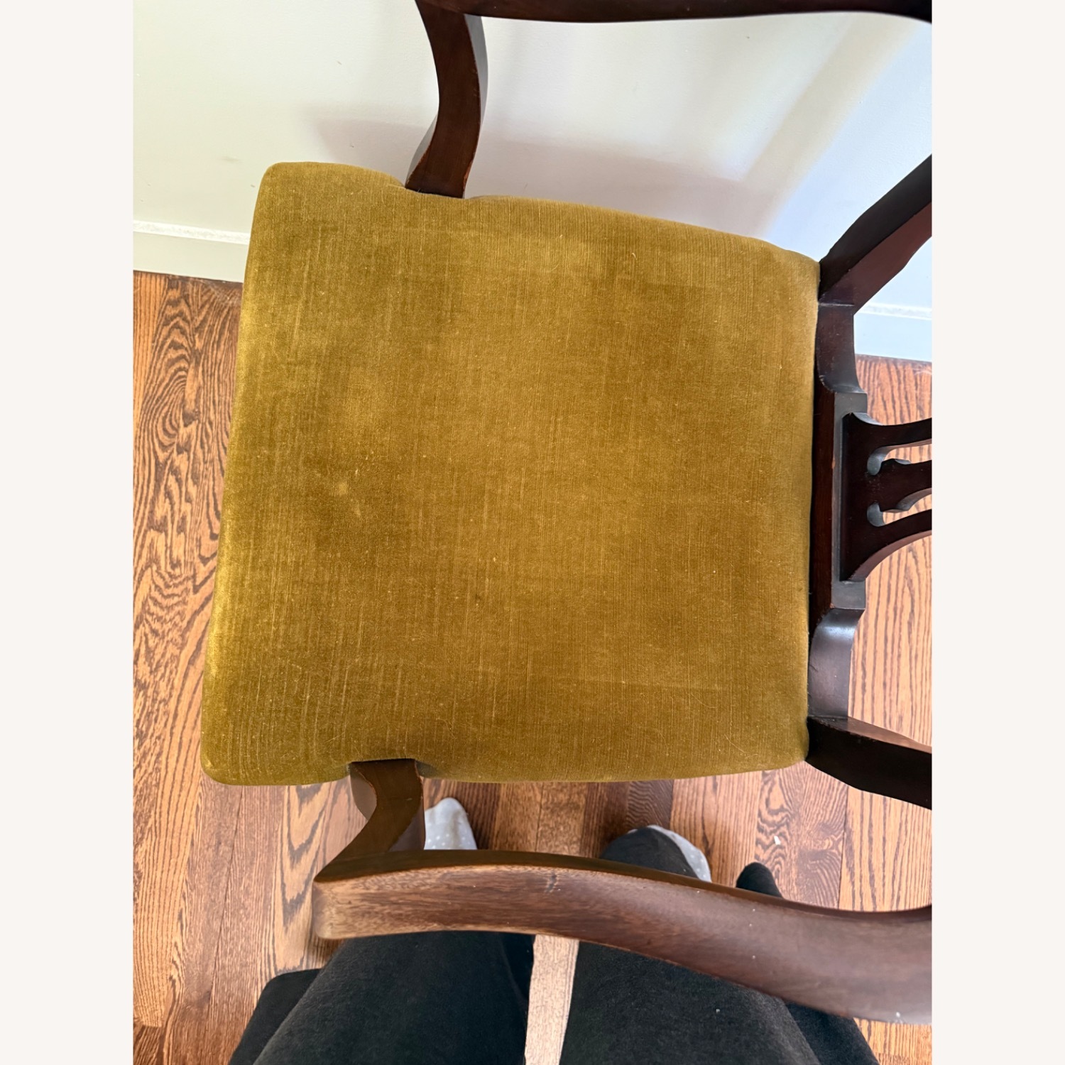Vintage/Antique Finds Dark Brown Accent Chair - image-8