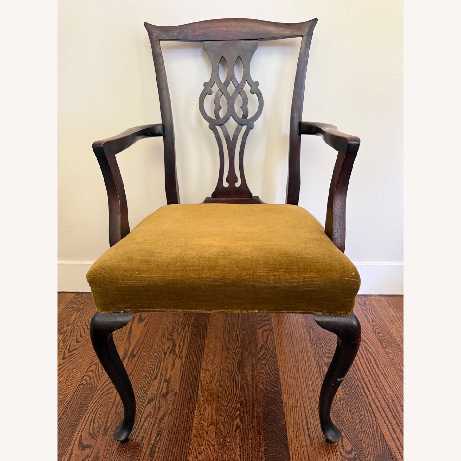 Vintage/Antique Finds Dark Brown Accent Chair - image-1