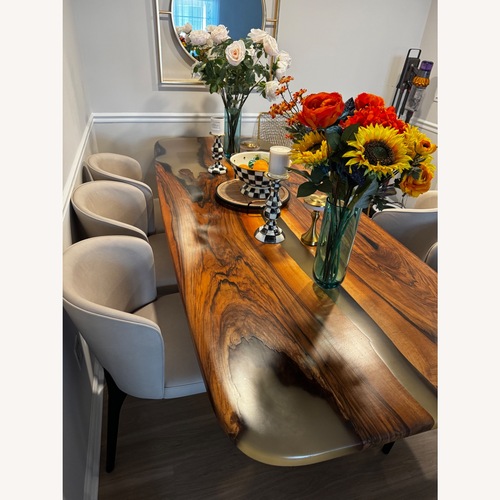 Used Dark Brown Wood Dining Sets for sale on AptDeco