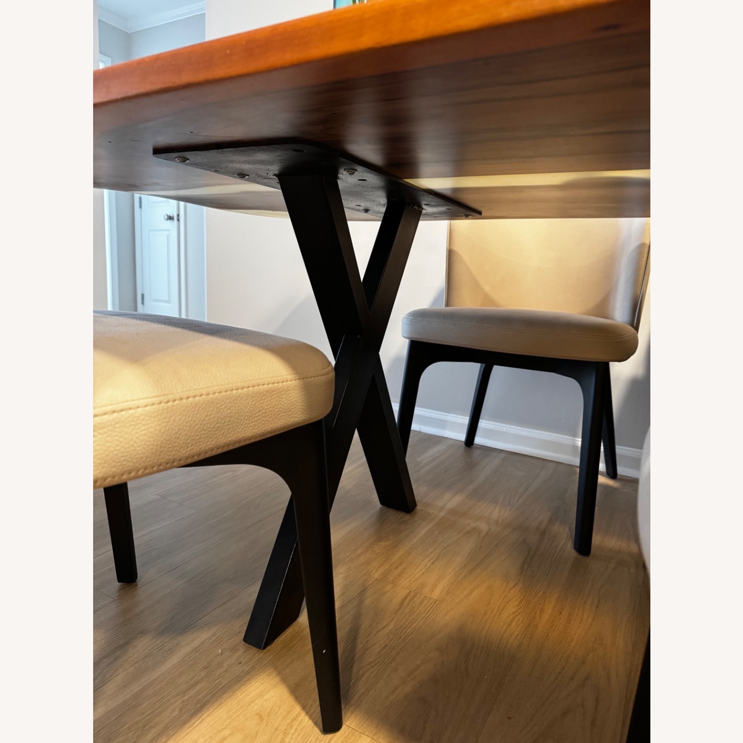 Dark Brown Wood Dining Sets - image-11