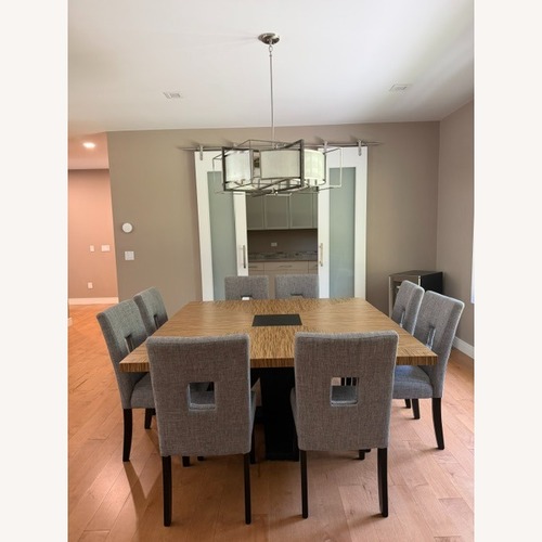 Used Allan Copley Designs Tiger Maple Table & Chairs for sale on AptDeco