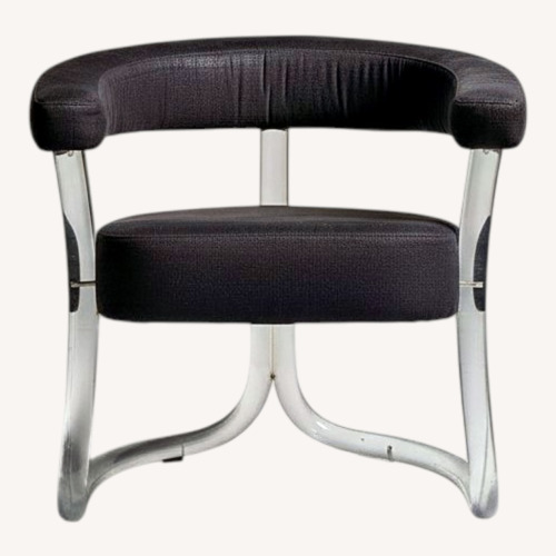 Used 1960"s Vintage Transparent Fabric Accent Chairs for sale on AptDeco