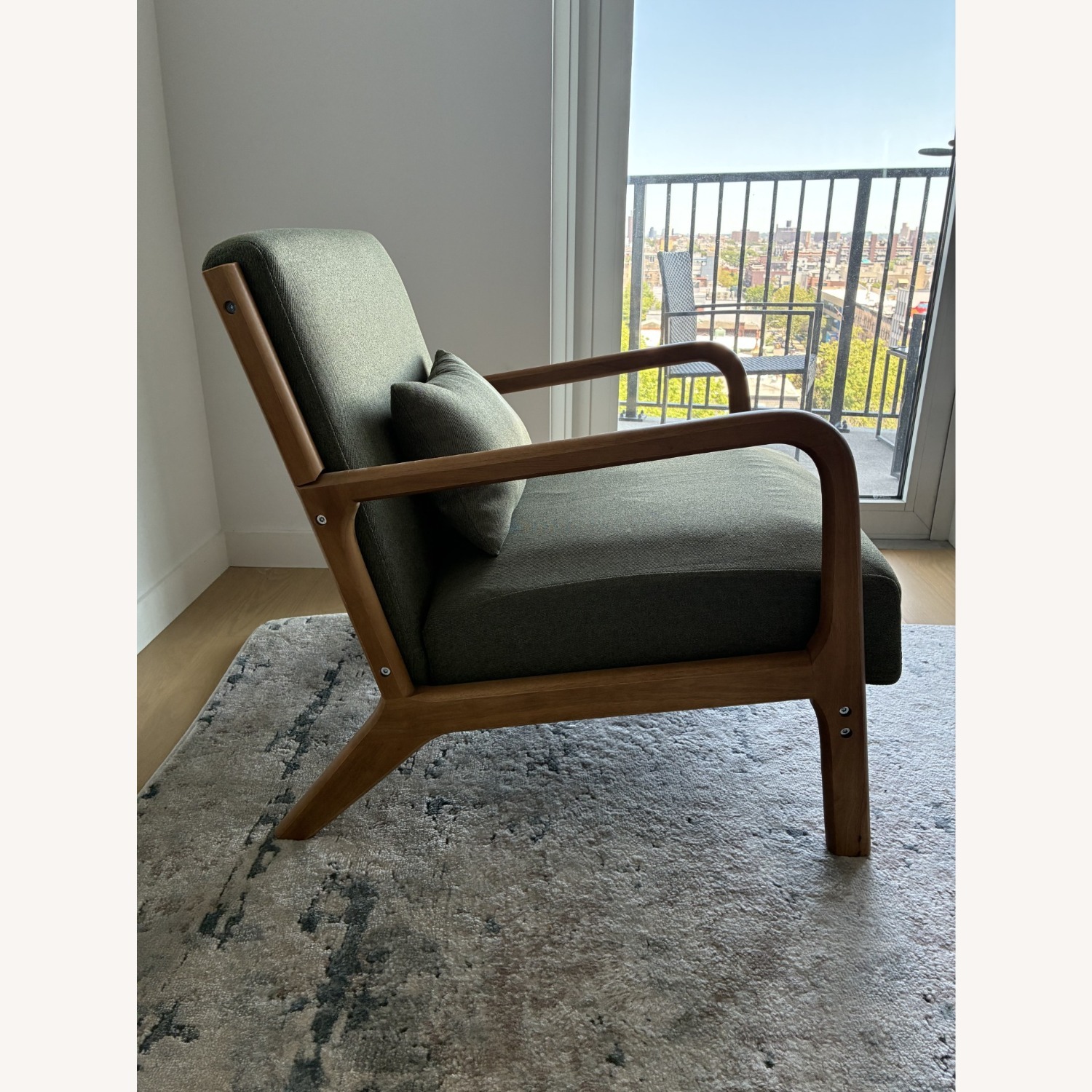 Wayfair Hertford 26" Mid Century Upholstered Accent Chair  - image-2