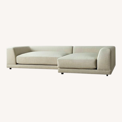 Used CB2 Uno 2-Piece Sectional for sale on AptDeco