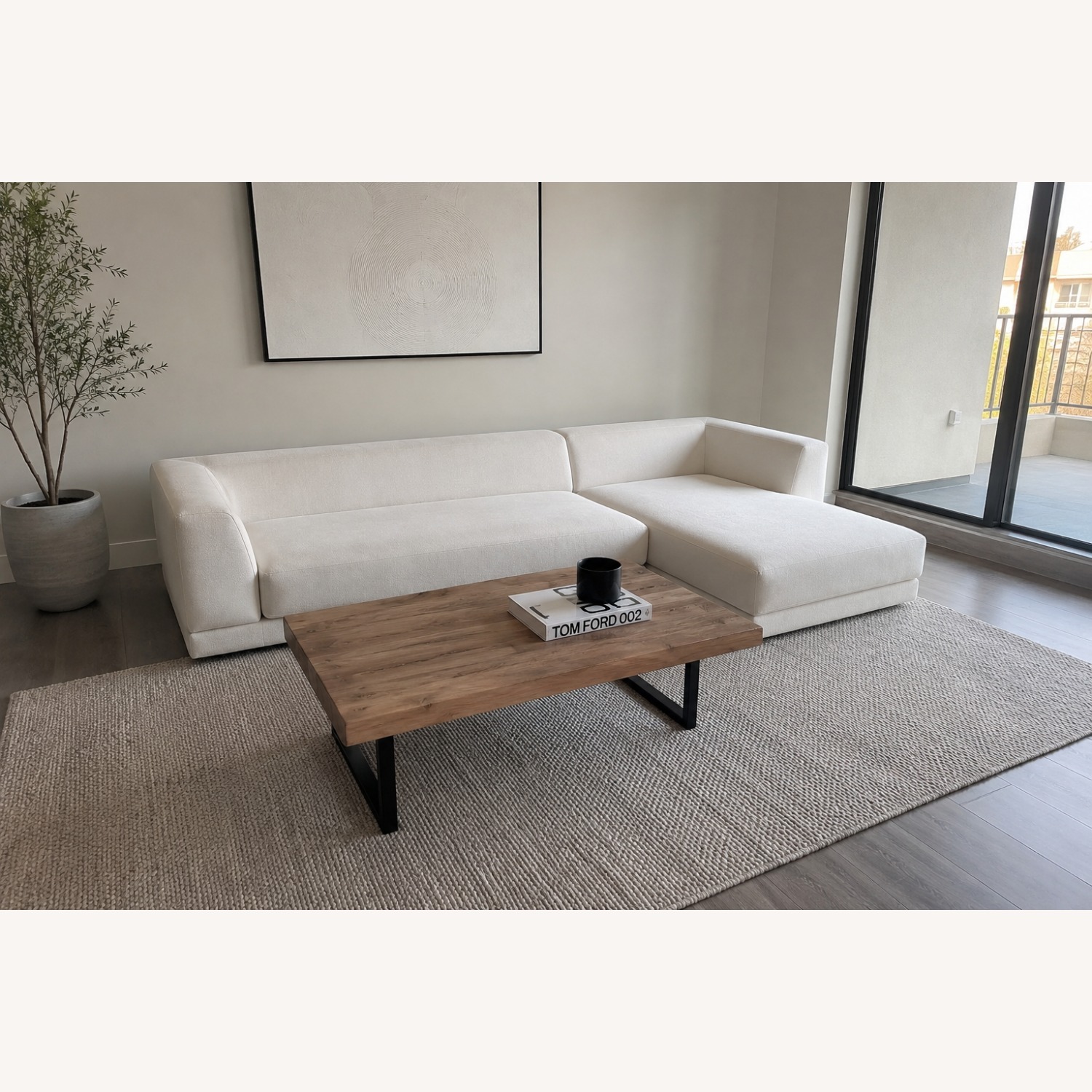 CB2 Uno 2-Piece Sectional - image-2