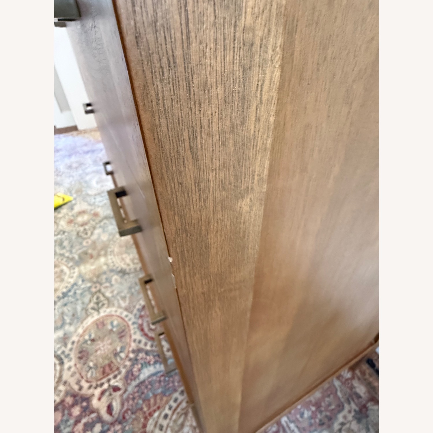 Crate & Barrel Dawson Light Brown Wood 4-Drawer Chest - image-5