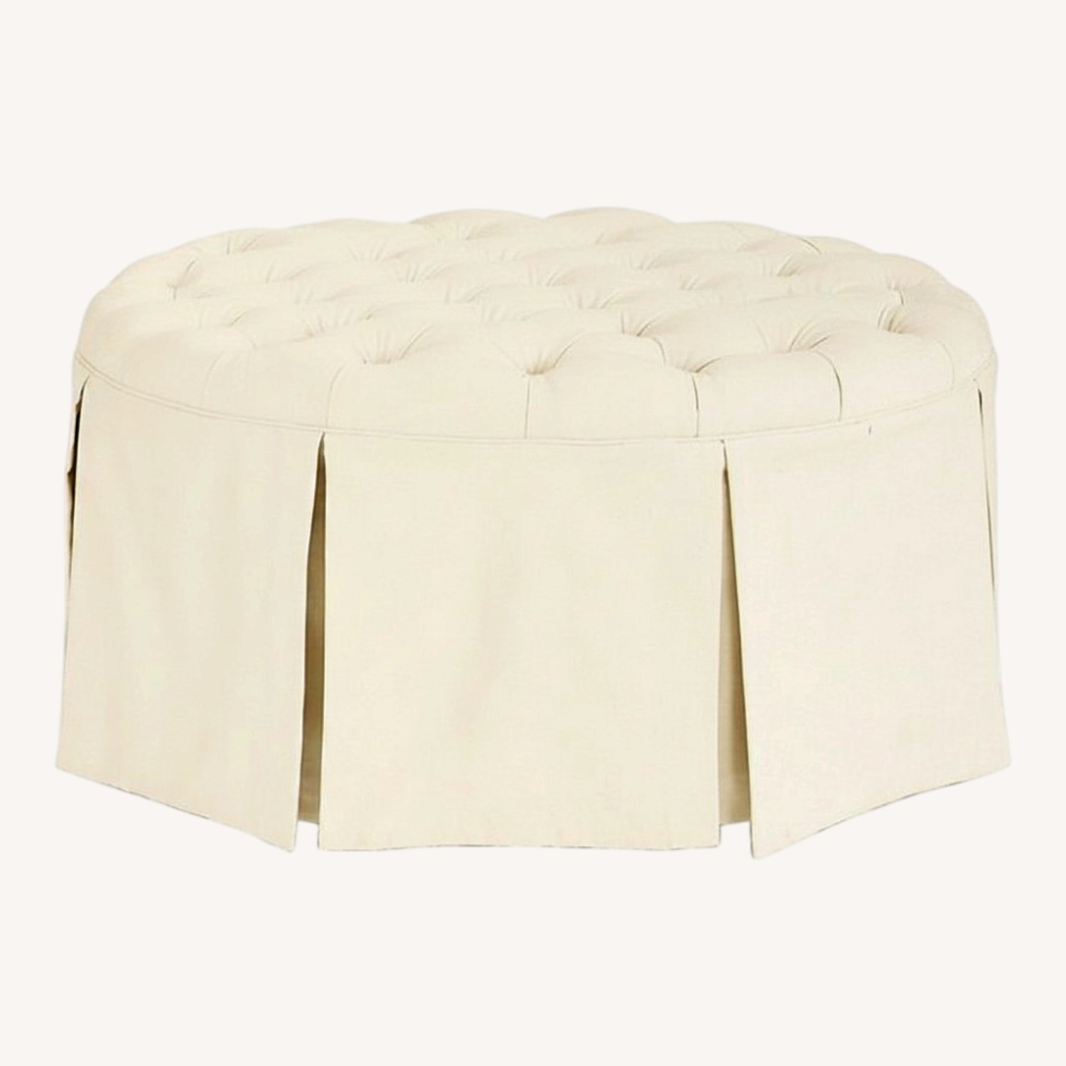 Hayes Tufted Ottoman - image-0
