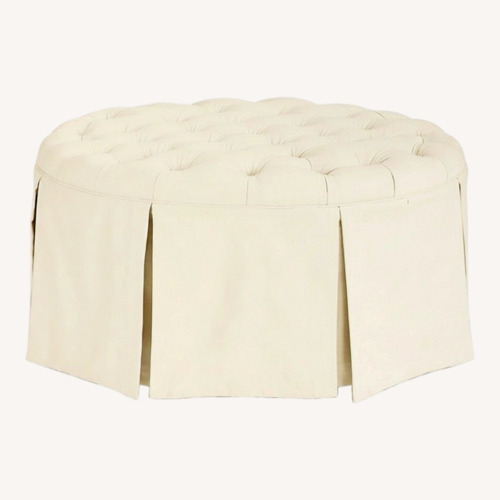 Used Hayes Tufted Ottoman for sale on AptDeco