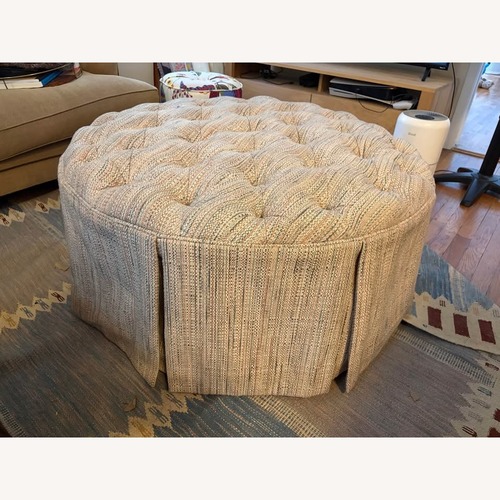 Used Hayes Tufted Ottoman for sale on AptDeco