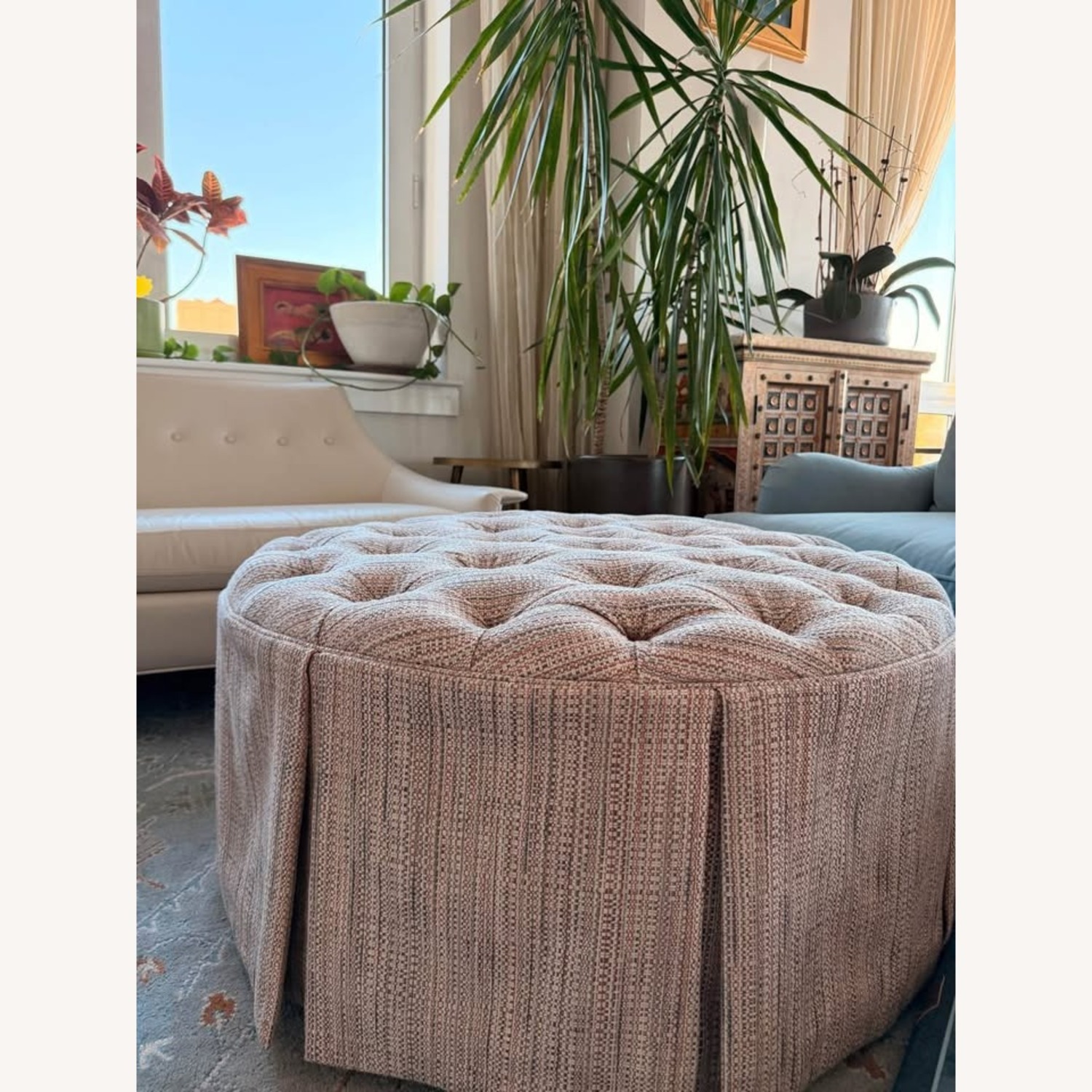 Hayes Tufted Ottoman - image-5