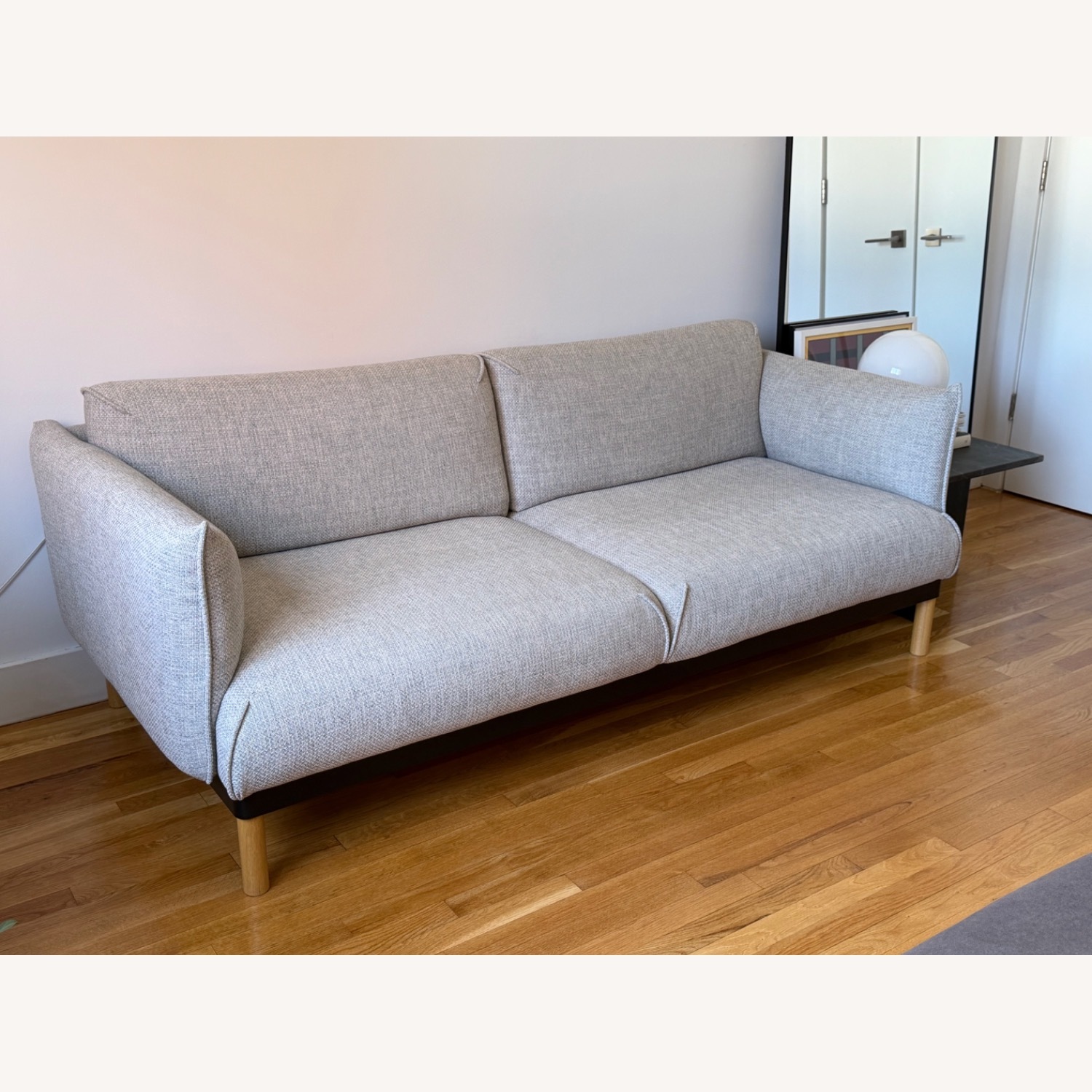 IKEA Applaryd Light Gray Fabric Sofa - image-4