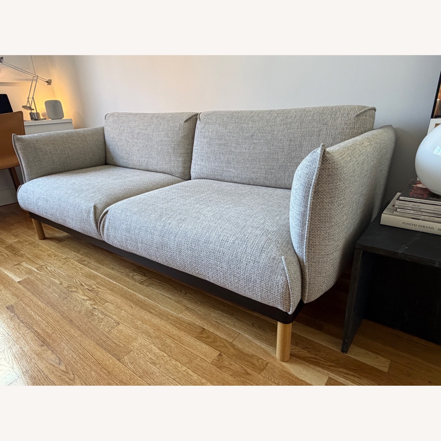 IKEA Applaryd Light Gray Fabric Sofa - image-2