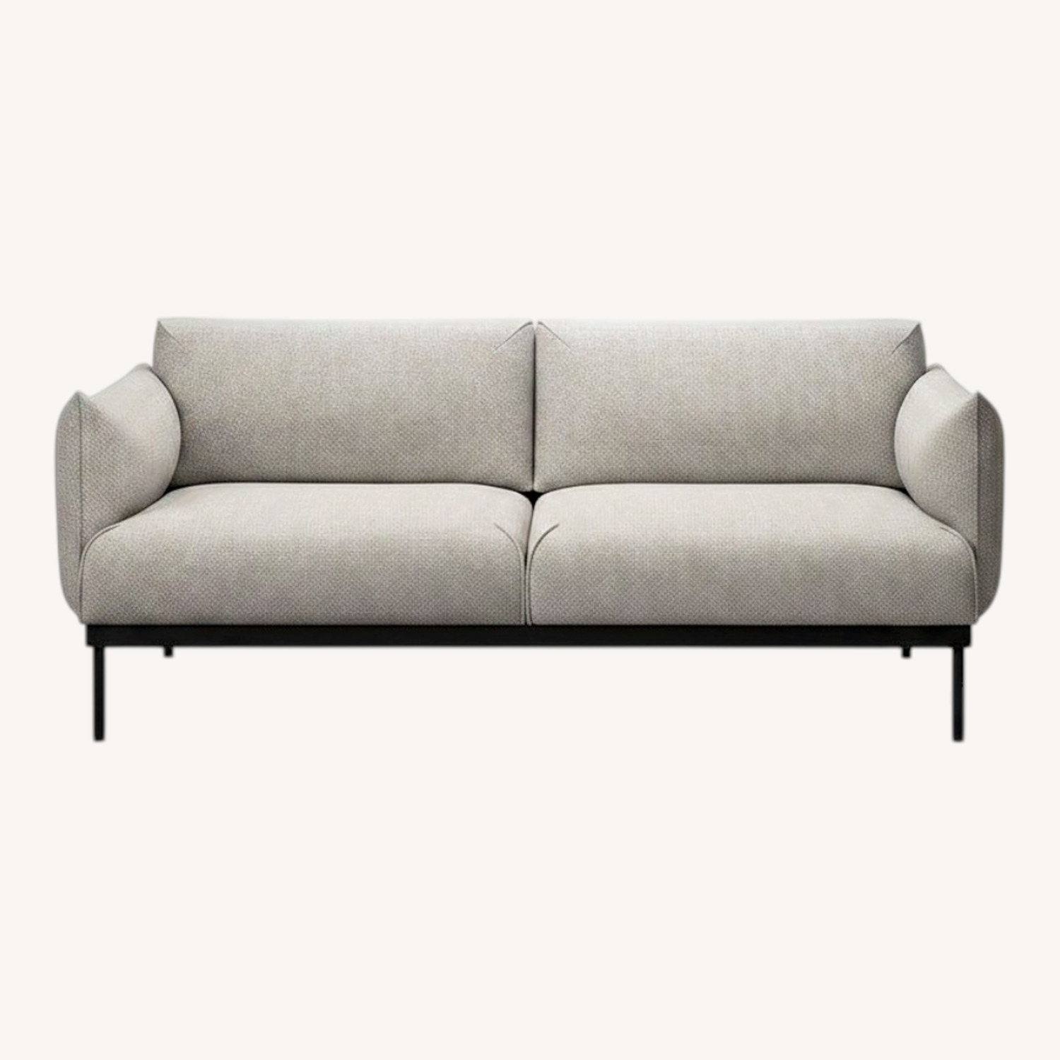 IKEA Applaryd Light Gray Fabric Sofa - image-0