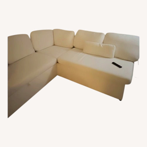 Used White Boucle Sleeper Sofa for sale on AptDeco