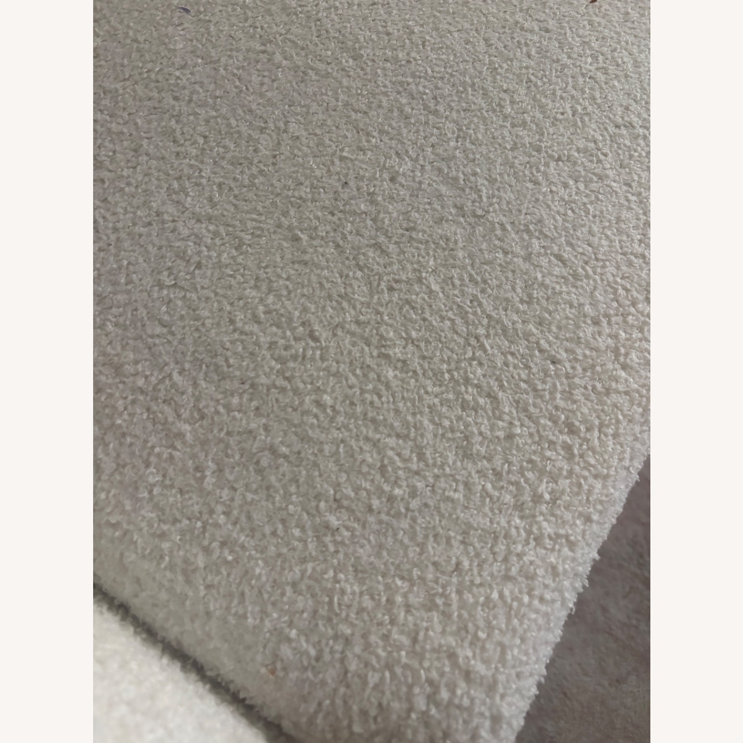 White Boucle Sleeper Sofa - image-3