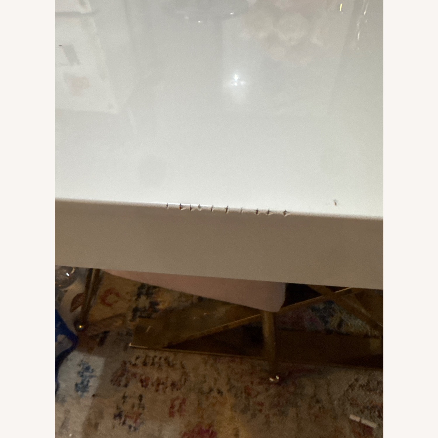 Overstock White Dining Table - image-4