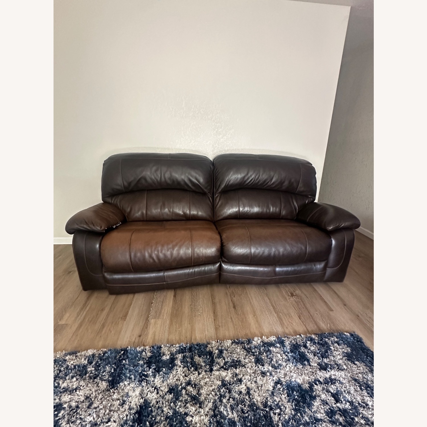 Ashley Furniture Hallstrung Dark Brown Loveseat - image-3