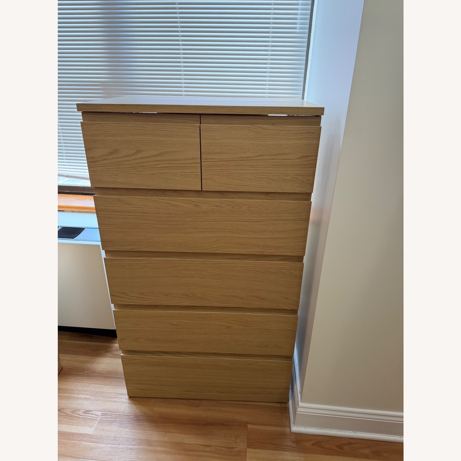 IKEA STORKLINTA 6-drawer Dresser (Oak) - image-2