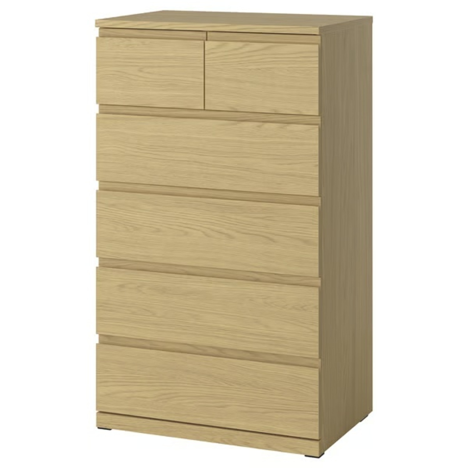 IKEA STORKLINTA 6-drawer Dresser (Oak) - image-4