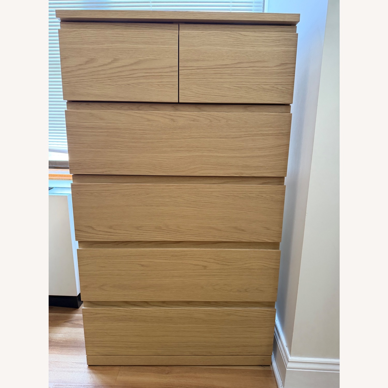 IKEA STORKLINTA 6-drawer Dresser (Oak) - image-3