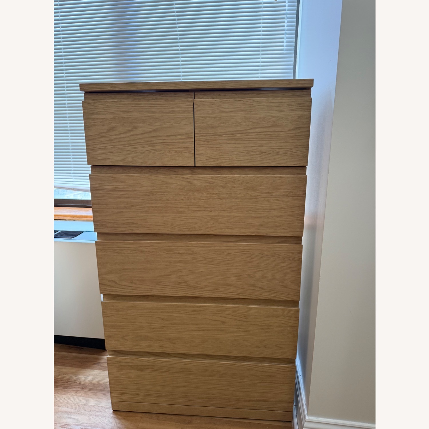 IKEA STORKLINTA 6-drawer Dresser (Oak) - image-1