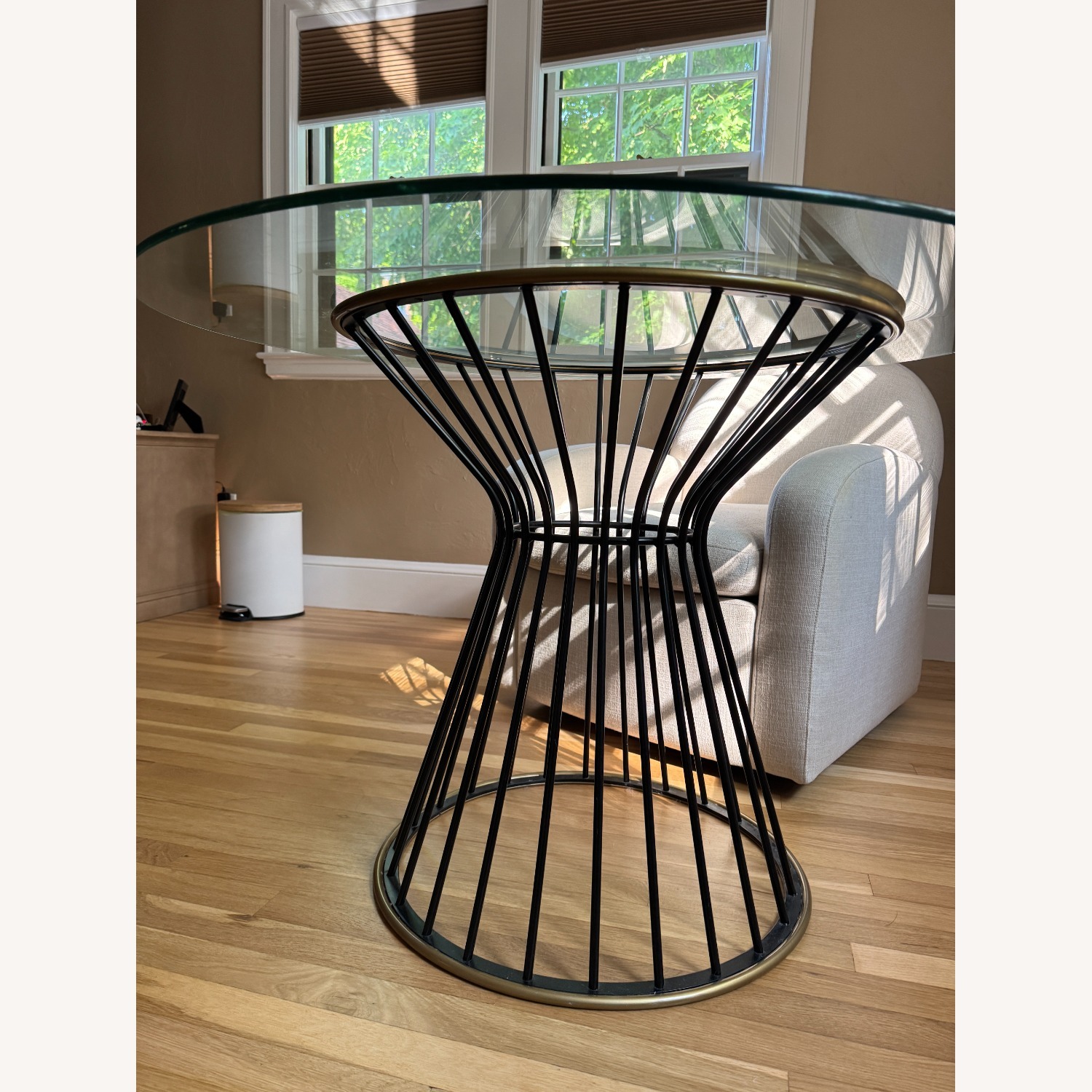 West Elm Hourglass Dining Table - image-6