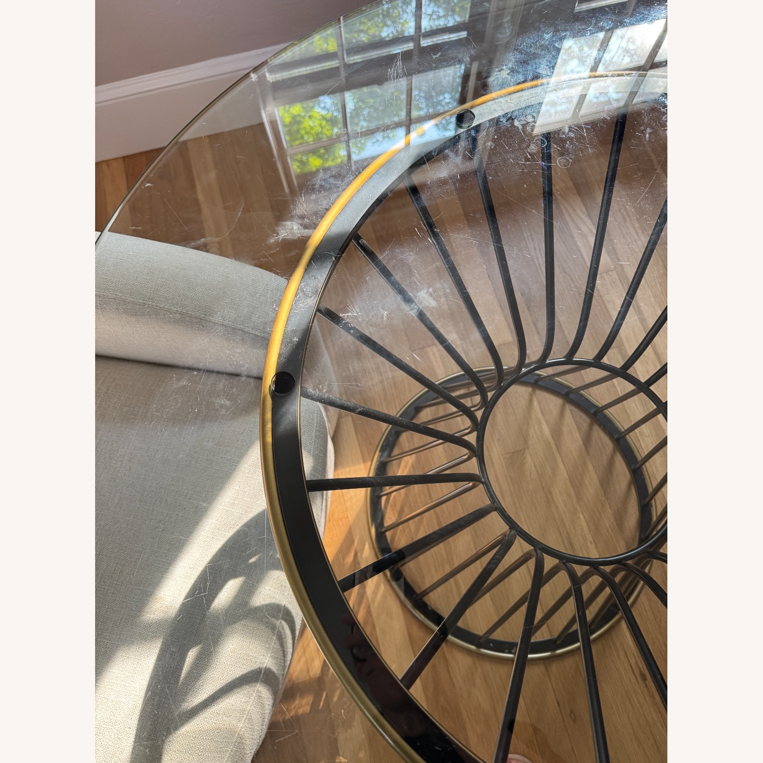 West Elm Hourglass Dining Table - image-3